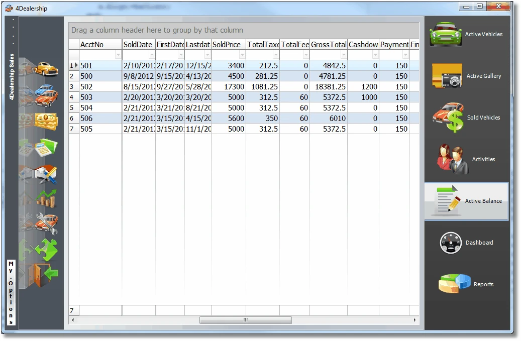 bhph car lot dealer management system