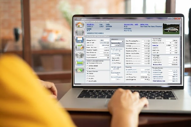 car lot dealer financing software