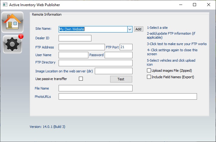 vehicle dealer publisher software, used car program